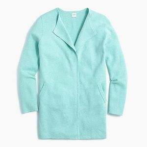 J. Crew Factory Vanessa Cardigan Cotton Sweater Jacket in Mint Aqua Size XS